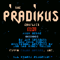 Pradikus Conflict Title Screen